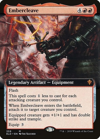 Embercleave Throne of Eldraine Bordless